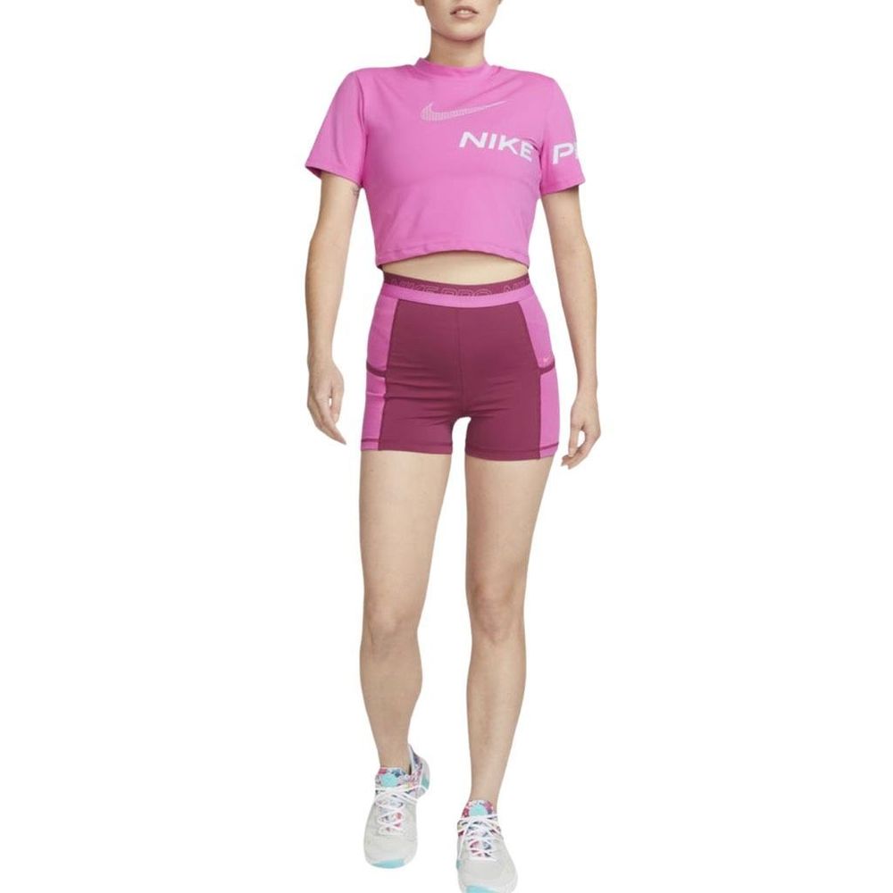 Nike Pro Dri-Fit Shorts - Size XXL - Rosewood / Active Fuchsia
